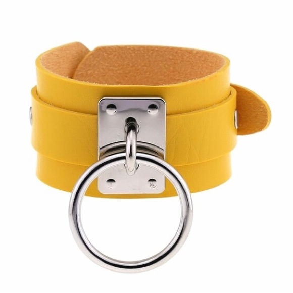 Wide Cuff Leather Bracelets Punk Gothic Rock Unisex Bangles Bracelet Wristband - Picture 4 of 7